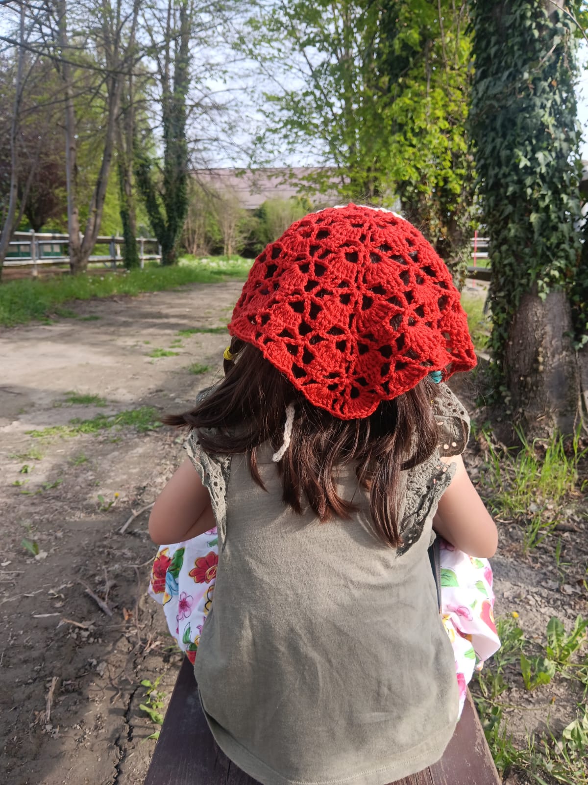 Bandana Turchese Fiori