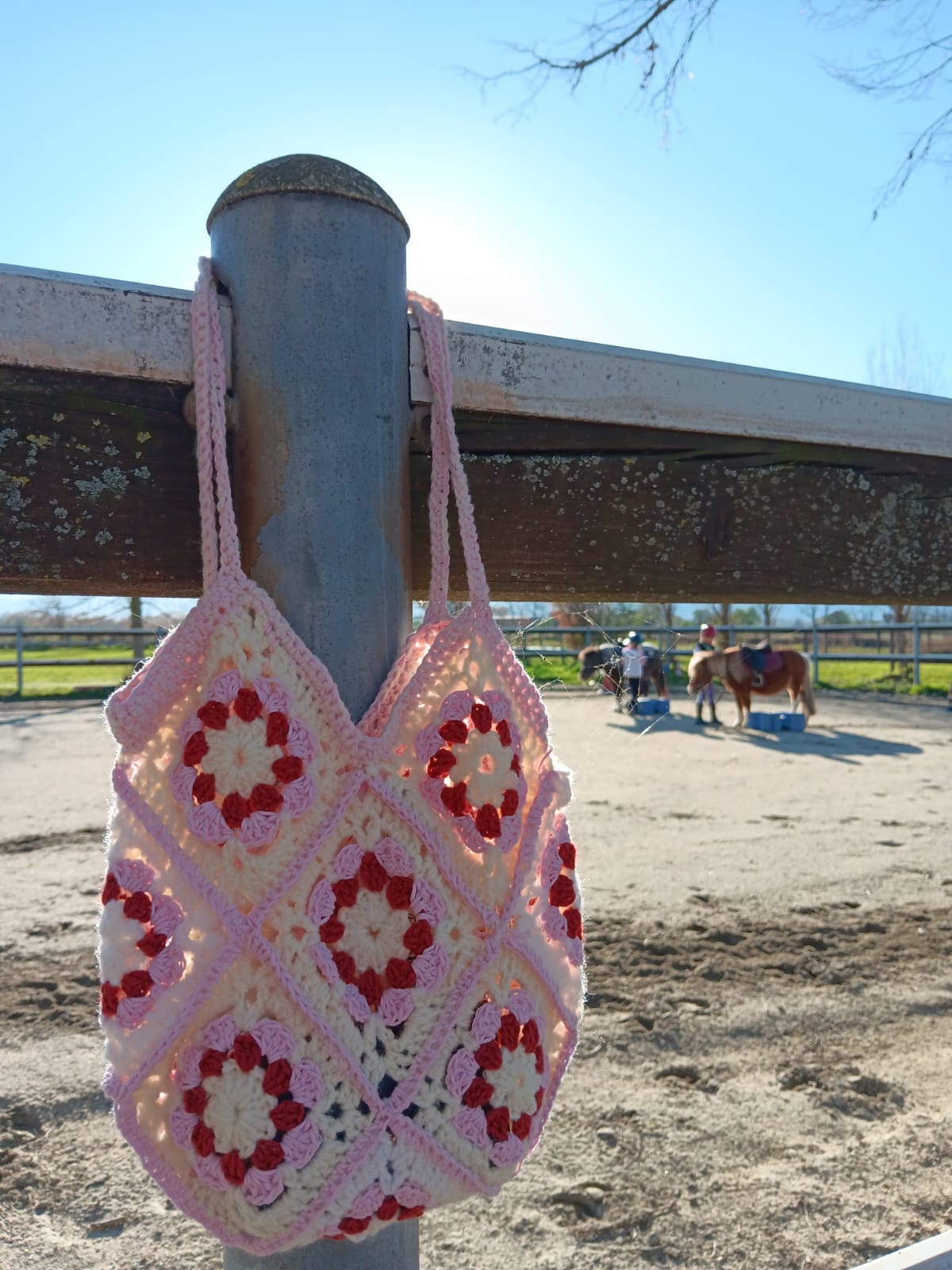 Borsa Granny Rosa