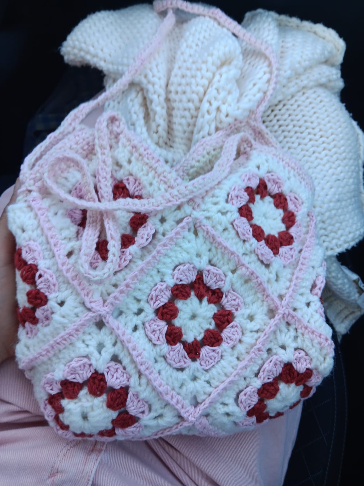 Borsa Rossa Perle